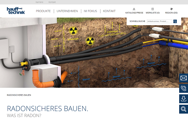 Radon-safe construction